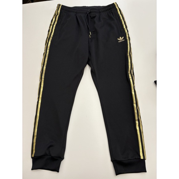 Adidas Superstar Men's XL 50th Anniversary Track Suit Black & Gold SS/2020 - Picture 6 of 9